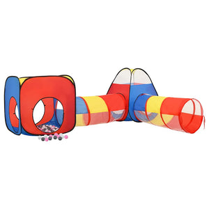 vidaXL Play Tent with 250 Balls Multicolored 190x264x90 cm