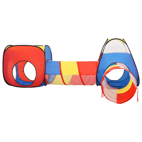 vidaXL Play Tent with 250 Balls Multicolored 190x264x90 cm