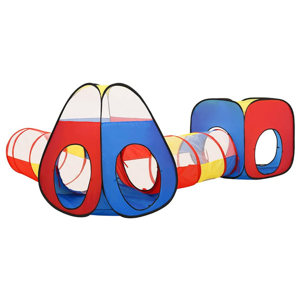 vidaXL Play Tent with 250 Balls Multicolored 190x264x90 cm