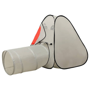 vidaXL Elephant-Shaped Play Tent with 250 Balls Grey 174x86x101 cm