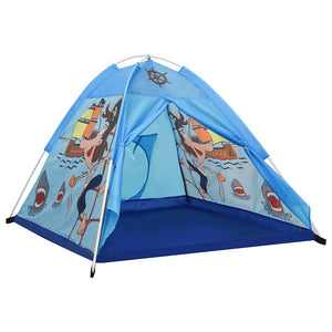 vidaXL Play Tent with 250 Balls Blue 120x120x90 cm