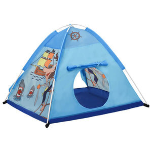 vidaXL Play Tent with 250 Balls Blue 120x120x90 cm