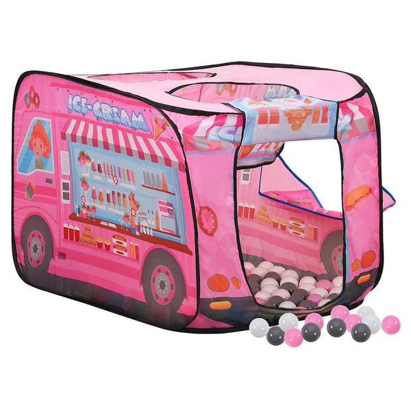 vidaXL Kids Play Tent with 250 Balls Pink 70x112x70 cm