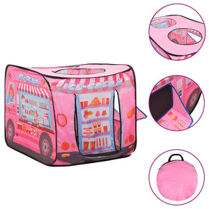 vidaXL Kids Play Tent with 250 Balls Pink 70x112x70 cm