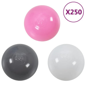 vidaXL Kids Play Tent with 250 Balls Pink 70x112x70 cm