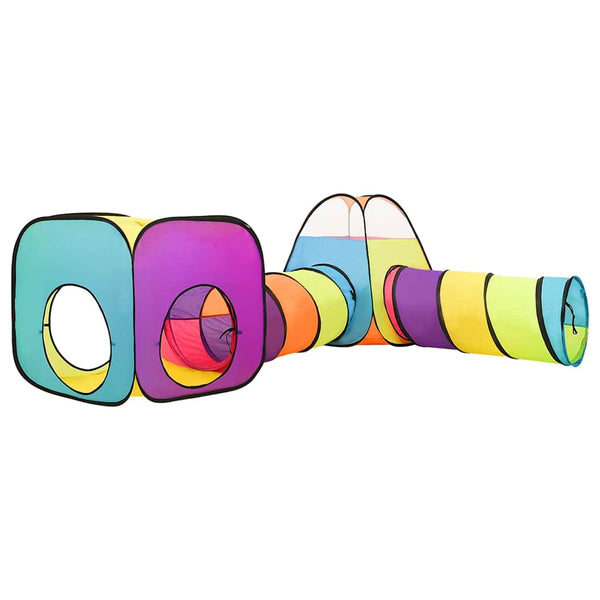 vidaXL Play Tent with 250 Balls Multicolored 190x264x90 cm