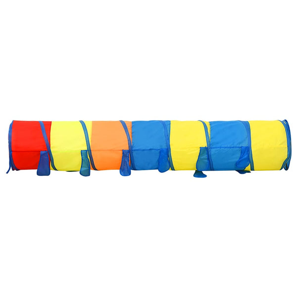 vidaXL Play Tunnel with 250 Balls Multicolour 245 cm Polyester
