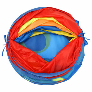 vidaXL Play Tunnel with 250 Balls Multicolour 245 cm Polyester