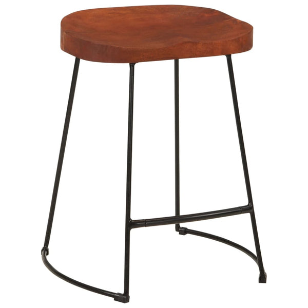 vidaXL Gavin Bar Stools 2 pcs. 45x38x53 cm Solid Mango Wood
