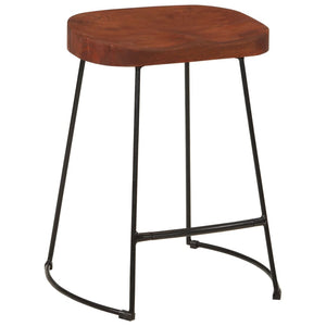 vidaXL Gavin Bar Stools 2 pcs. 45x38x53 cm Solid Mango Wood