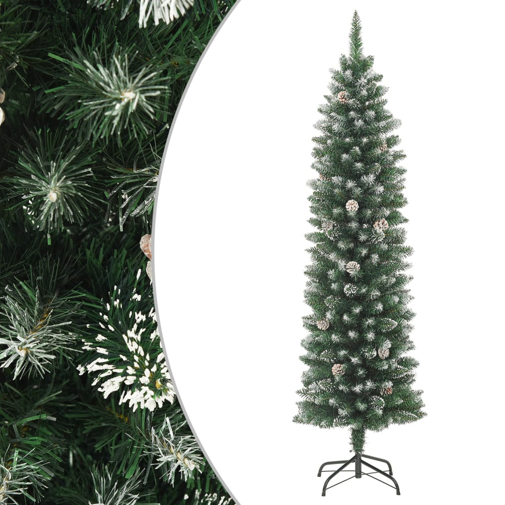 Schlanker künstlicher Weihnachtsbaum 210 cm