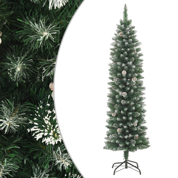 Schlanker künstlicher Weihnachtsbaum 210 cm
