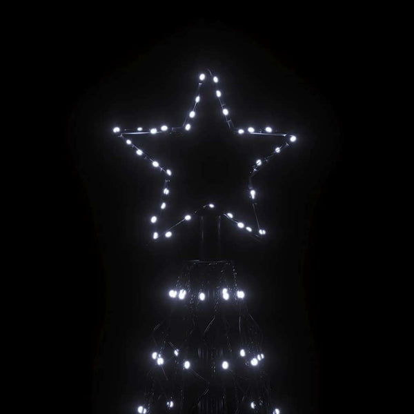 LED Weihnachtsbaum Kegel Kaltweiß 500cm