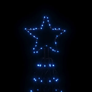LED Weihnachtsbaum Kegel Blau 500cm