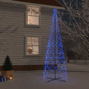 LED Weihnachtsbaum Kegel Blau 500cm