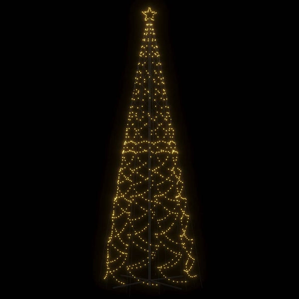 LED Weihnachtsbaum Kegel Warmweiß 500cm
