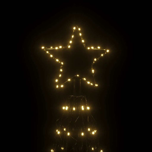 LED Weihnachtsbaum Kegel Warmweiß 500cm