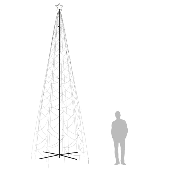 LED Weihnachtsbaum Kegel Warmweiß 500cm