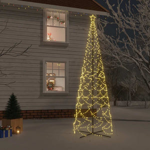 LED Weihnachtsbaum Kegel Warmweiß 500cm