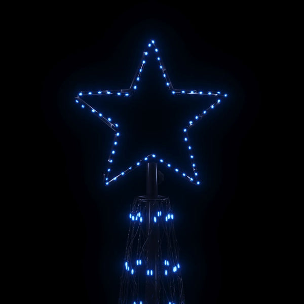 LED Weihnachtsbaum Kegel Blau 230x800cm