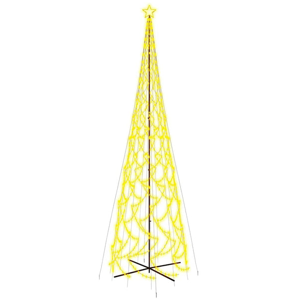 LED Weihnachtsbaum Kegel Warmweiß 230x800cm