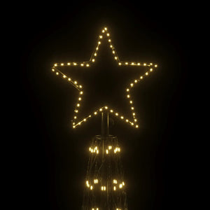 LED Weihnachtsbaum Kegel Warmweiß 230x800cm