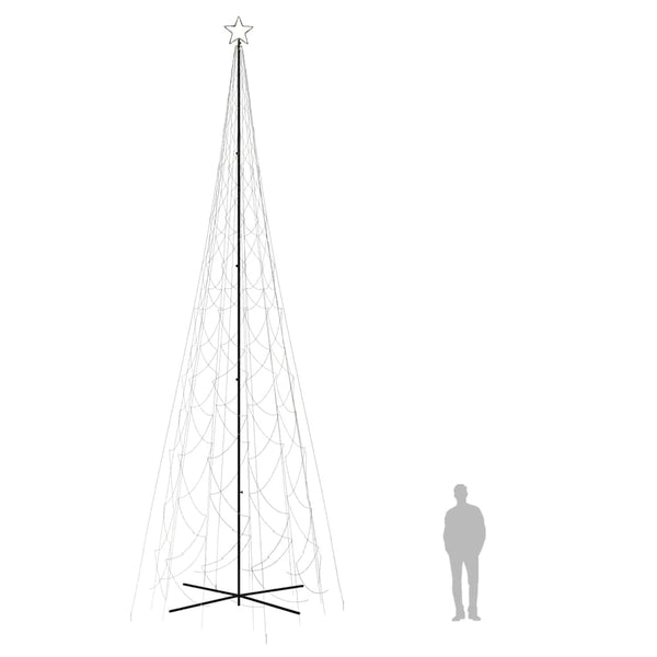 LED Weihnachtsbaum Kegel Warmweiß 230x800cm
