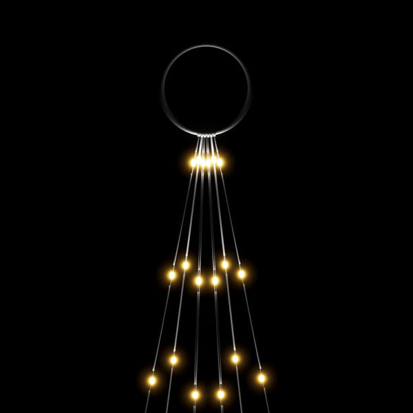 LED Weihnachtsbaum für Fahnenmast, 180cm