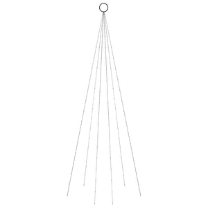 LED Weihnachtsbaum für Fahnenmast Blau
