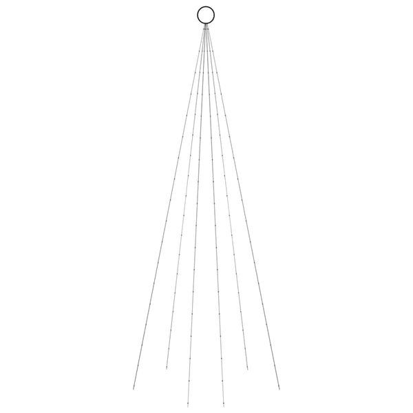LED Weihnachtsbaum für Fahnenmast Blau