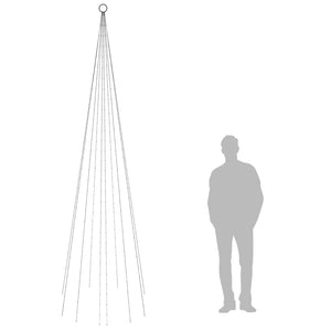LED Weihnachtsbaum für Fahnenmast 300 cm