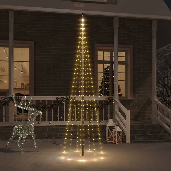 LED Weihnachtsbaum für Fahnenmast 300 cm