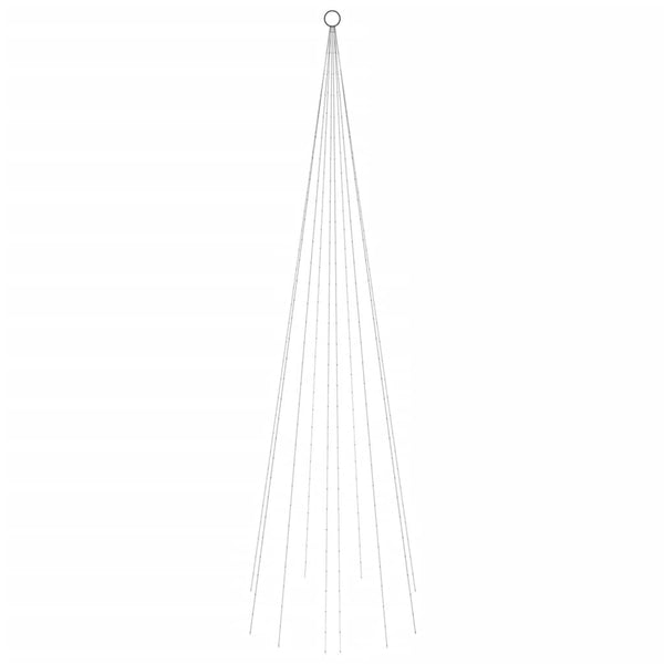 LED Weihnachtsbaum für Fahnenmast 300cm