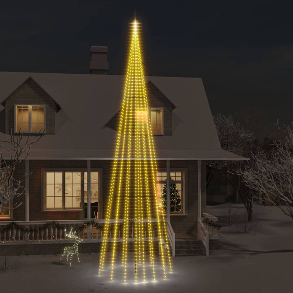 LED Weihnachtsbaum für Fahnenmast, 800cm
