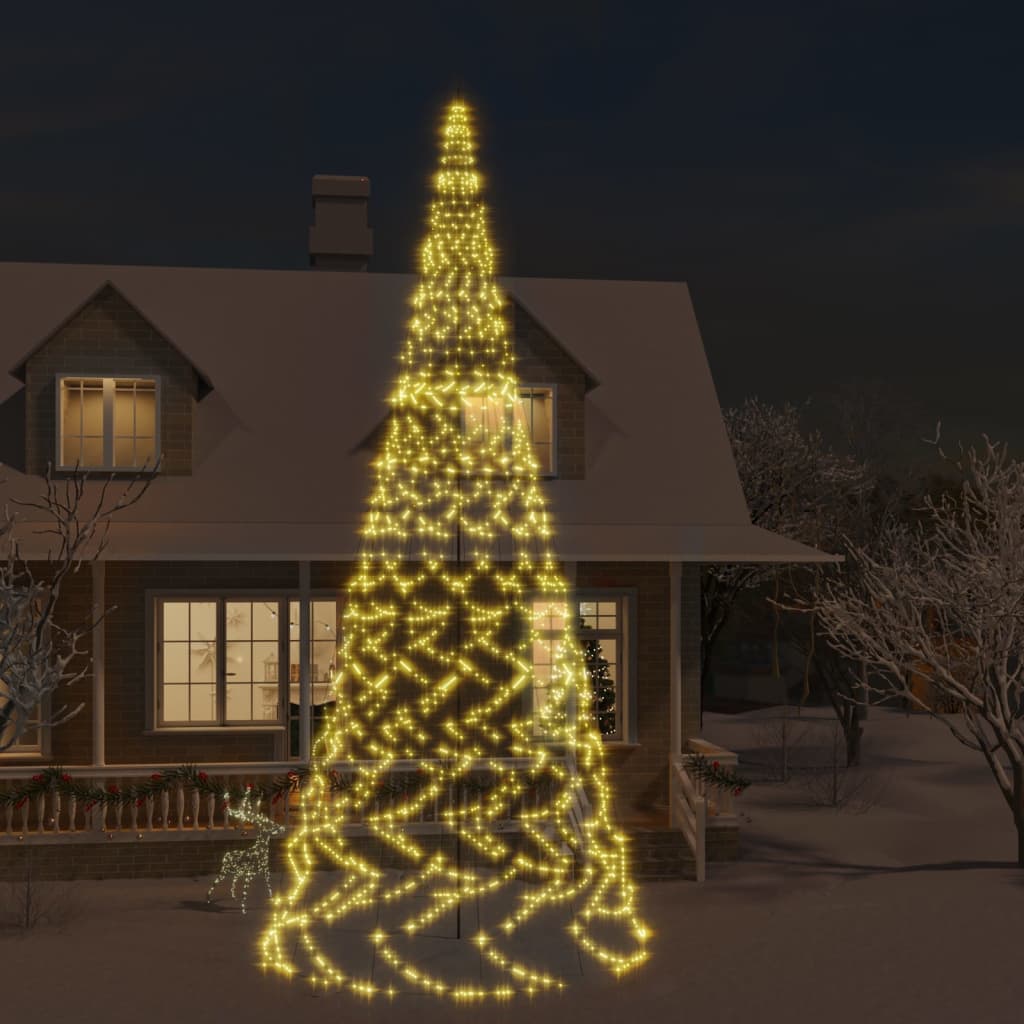 LED Weihnachtsbaum für Fahnenmast 800cm