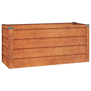 vidaXL Raised Garden Bed Rusty 100x40x45 cm Corten Steel