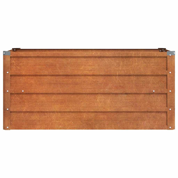 vidaXL Raised Garden Bed Rusty 100x40x45 cm Corten Steel