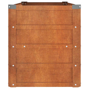 vidaXL Raised Garden Bed Rusty 100x40x45 cm Corten Steel