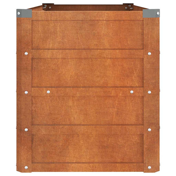 vidaXL Raised Garden Bed Rusty 100x40x45 cm Corten Steel