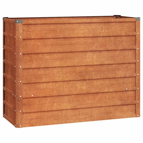 vidaXL Rusty Raised Garden Bed 100x40x77 cm Corten Steel