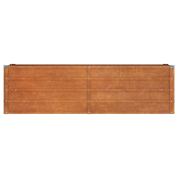 vidaXL Rusty Raised Garden Bed 160x40x45 cm Corten Steel