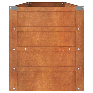 vidaXL Rusty Raised Garden Bed 160x40x45 cm Corten Steel