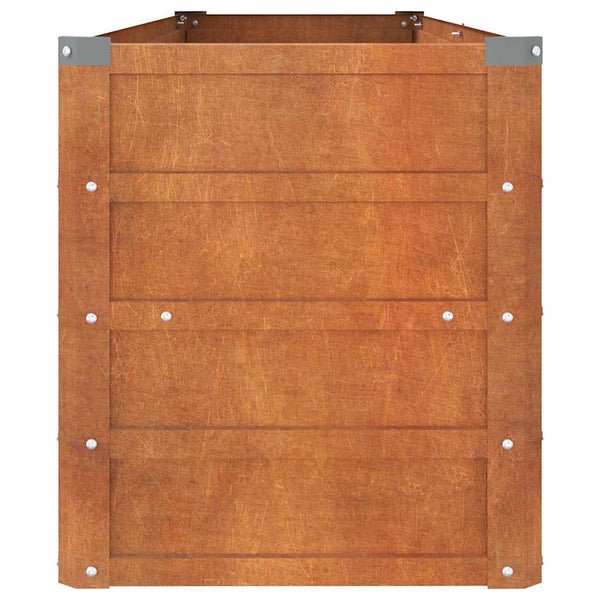 vidaXL Rusty Raised Garden Bed 160x40x45 cm Corten Steel