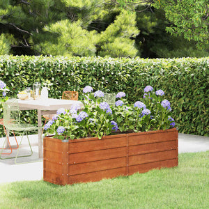 vidaXL Rusty Raised Garden Bed 160x40x45 cm Corten Steel