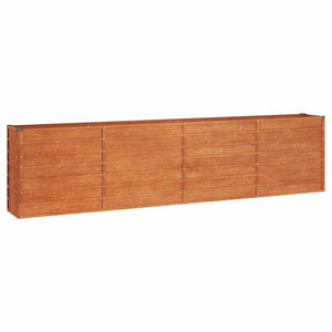 vidaXL Raised Garden Bed Rusty 320x40x77 cm Corten Steel