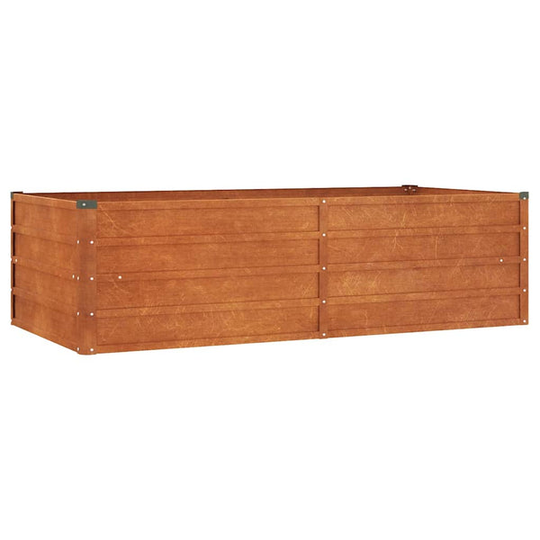 vidaXL Rusty Raised Garden Bed 160x80x45 cm Corten Steel