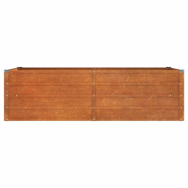 vidaXL Rusty Raised Garden Bed 160x80x45 cm Corten Steel