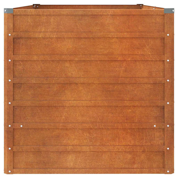 vidaXL Raised Garden Bed Rusty 160x80x77 cm Corten Steel