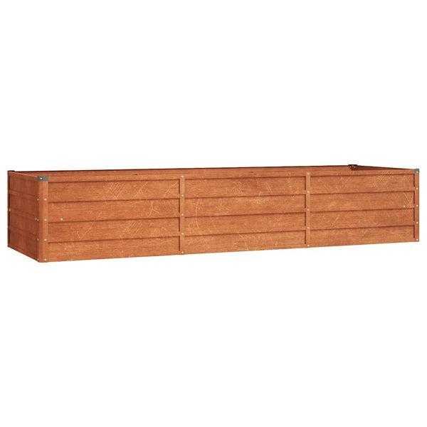 vidaXL Rusted Raised Garden Bed 240x80x45 cm Corten Steel