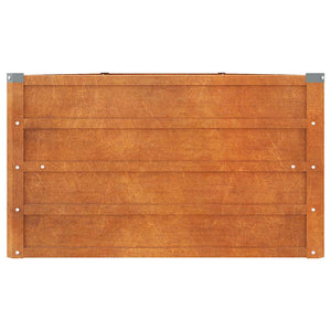 vidaXL Raised Garden Bed Rusty 400x80x45 cm Corten Steel